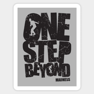 Madness - Vintage Distressed Black Sticker